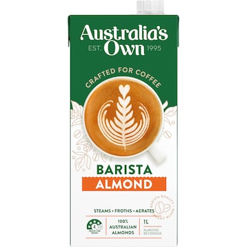 Australia's Own Barista Almond Long Life Milk UHT 1L