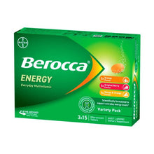 BEROCCA ENERGY EFFERVESCENT VARIETY PACK 45PK