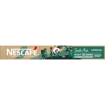Nescafe Farmers Origins South Asia Coffee Capsules 10 pack