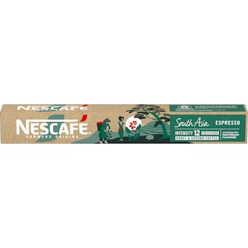 Nescafe Farmers Origins South Asia Coffee Capsules 10 pack