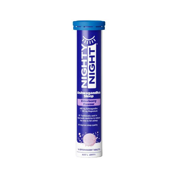 NIGHTY NIGHT EFFERVESCENT SLEEP ELDERBERRY 14PK