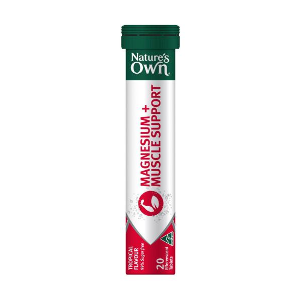 NATURE'S OWN MAGNESIUM + MUSCLE SUPPORT EFFERVESCENT 20PK