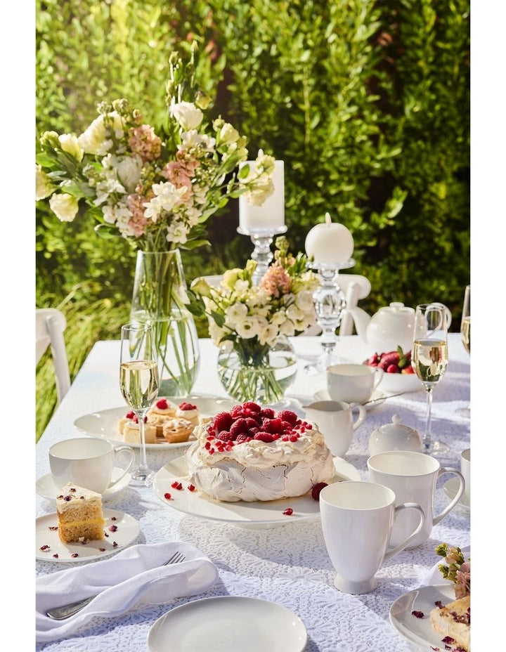 Cashmere Coupe Side Plate 16cm in White