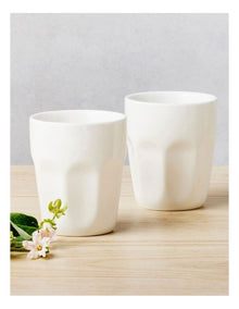 White Basics Latte Cup 200ml in White