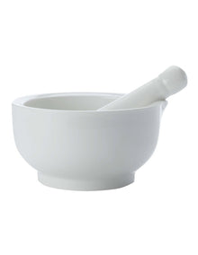 Basics Mortar & Pestle 7cm Gift Boxed in White