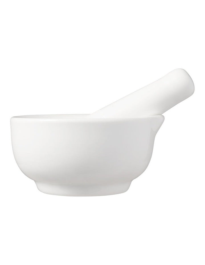 Basics Mortar & Pestle 7cm Gift Boxed in White