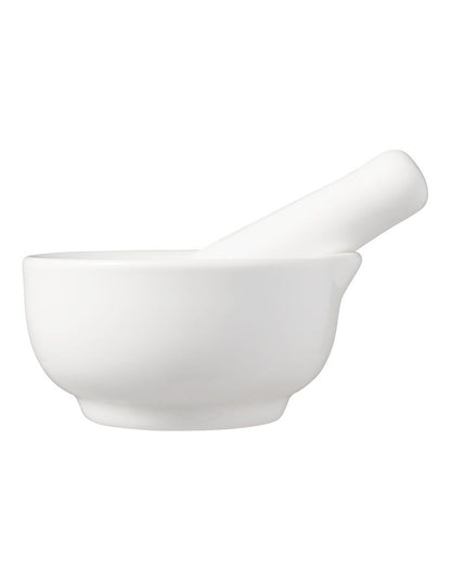 Basics Mortar & Pestle 7cm Gift Boxed in White
