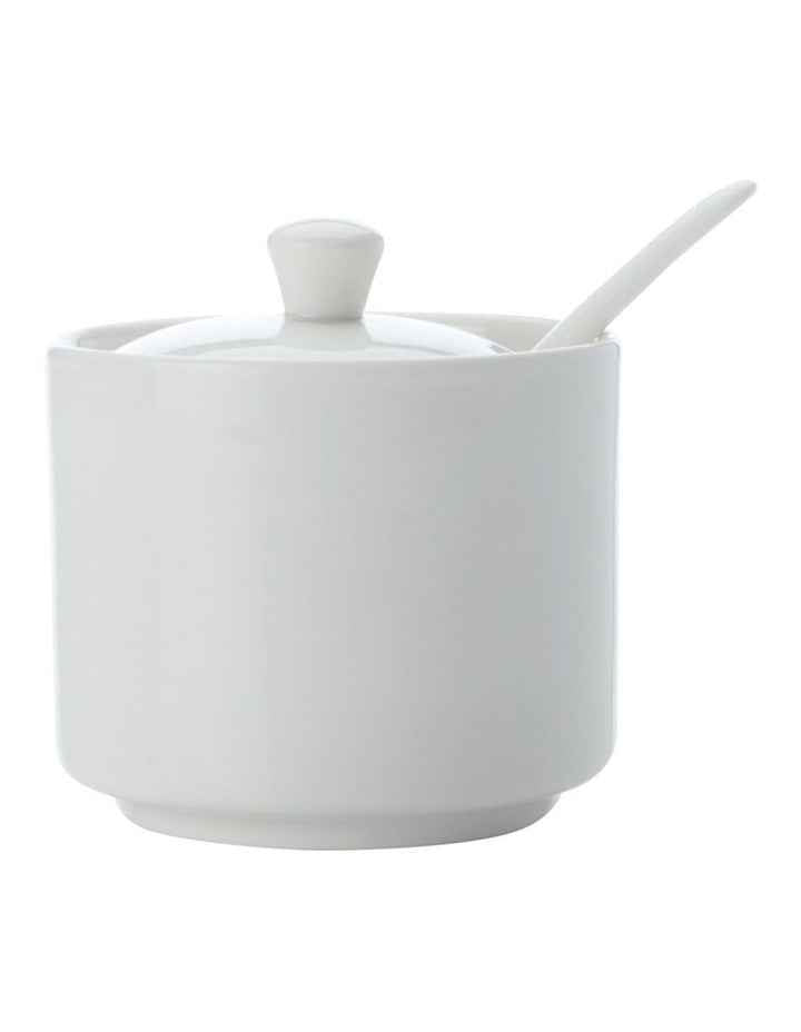 White Basics Straight Sugar With Spoon Gift Boxed in White