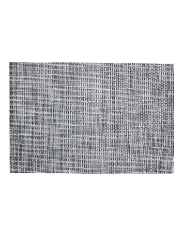 Placemat Crosshatch 45x30cm in Grey