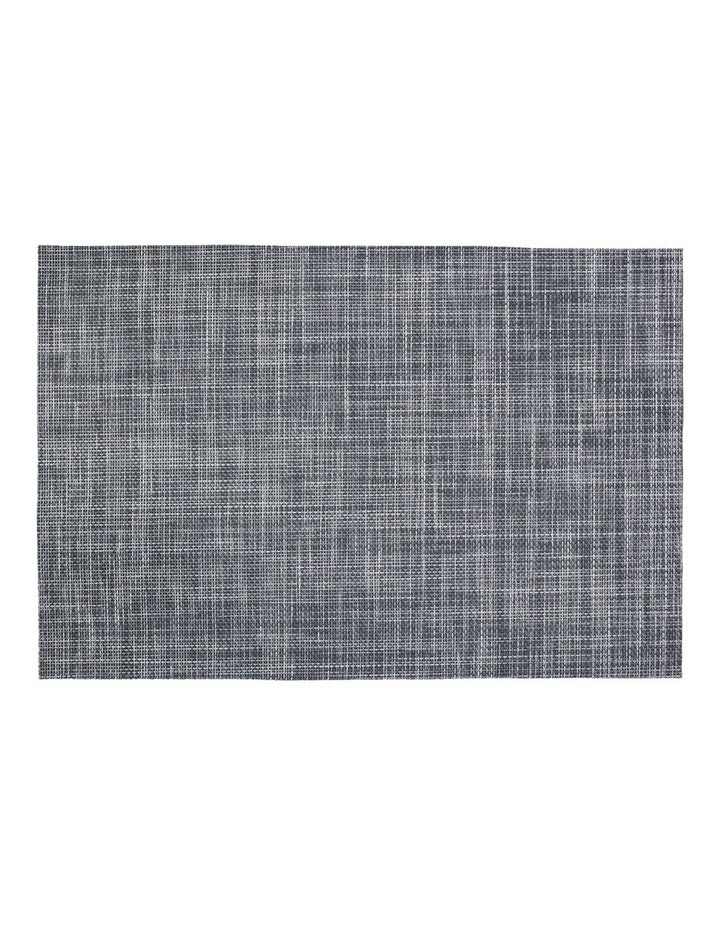 Placemat Crosshatch 45x30cm in Grey