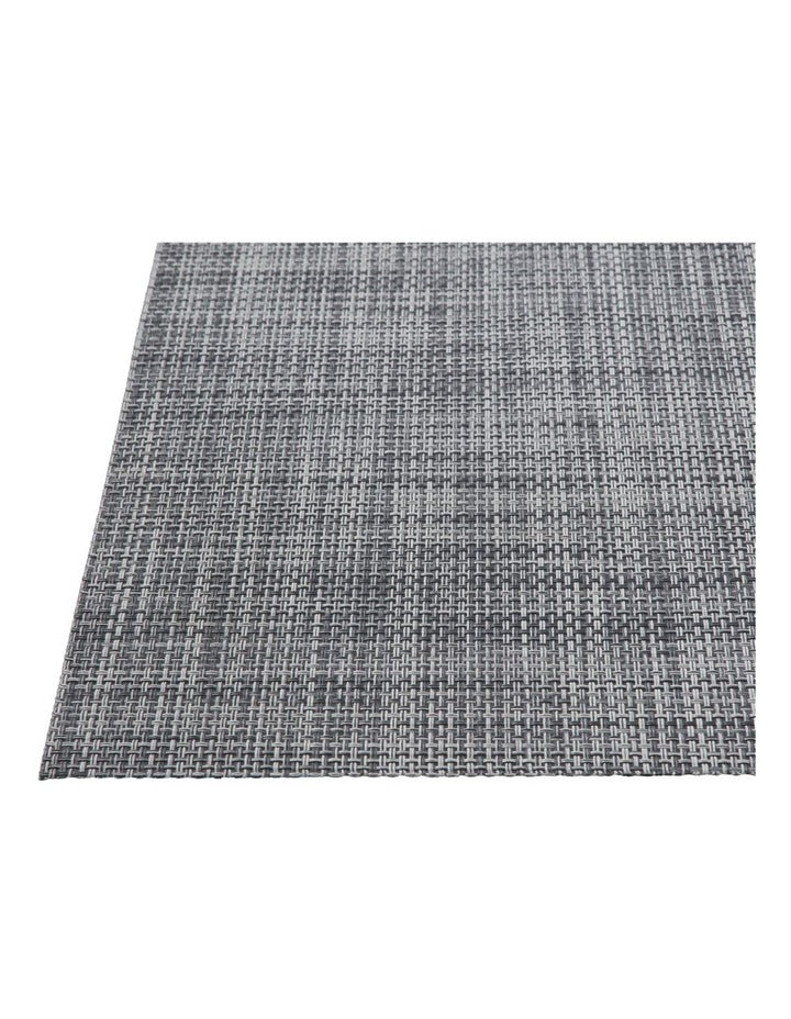 Placemat Crosshatch 45x30cm in Grey