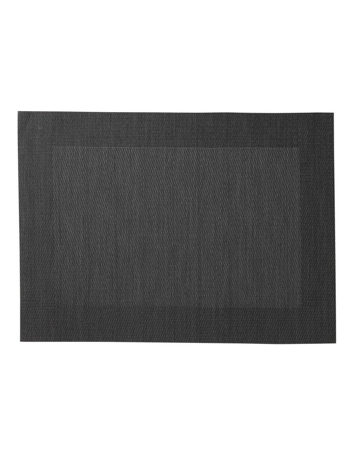 Placemat Wide Border 45x30cm in Charcoal