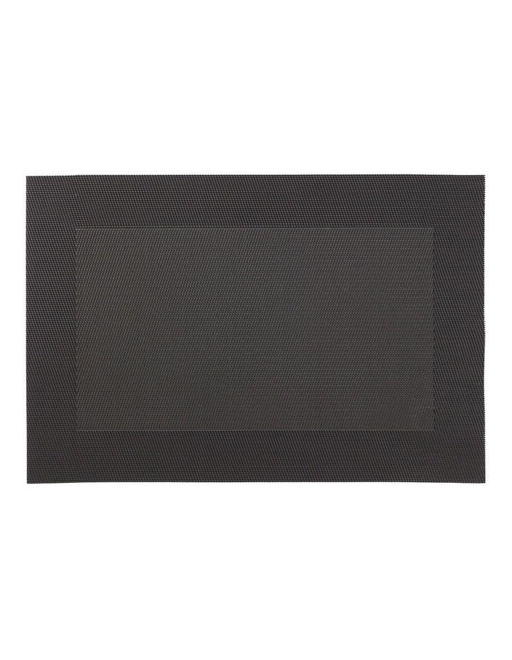 Placemat Wide Border 45x30cm in Charcoal
