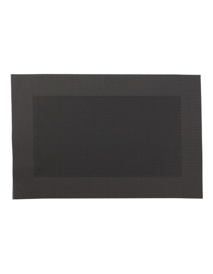 Placemat Wide Border 45x30cm in Charcoal