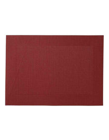 Wide Border Placemat 45x30cm in Red