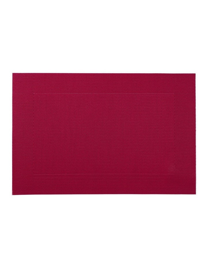 Wide Border Placemat 45x30cm in Red