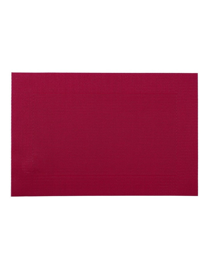 Wide Border Placemat 45x30cm in Red