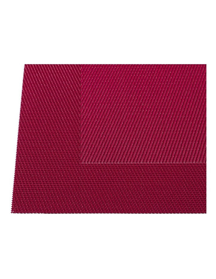 Wide Border Placemat 45x30cm in Red