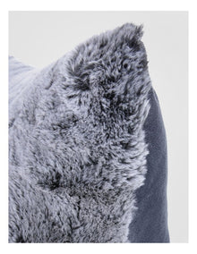Oslo Faux Fur Cushion Grey