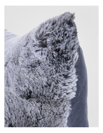 Oslo Faux Fur Cushion Grey