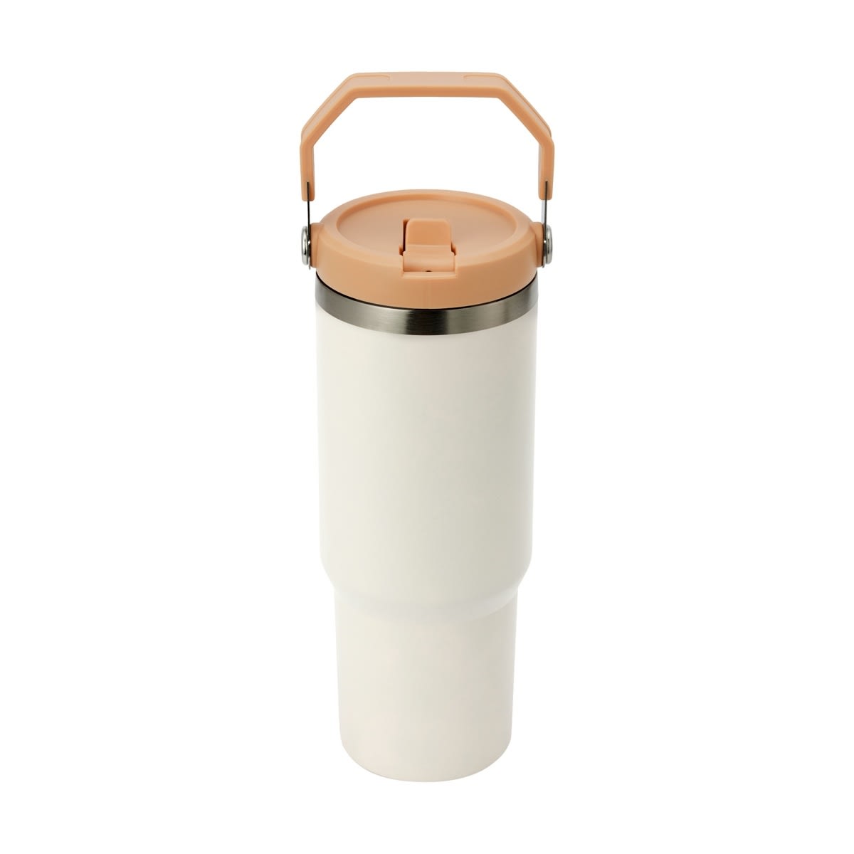 840ml Cream Tumbler with Top Handle