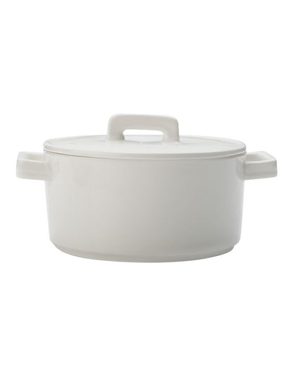 Round Casserole 1.3L in White