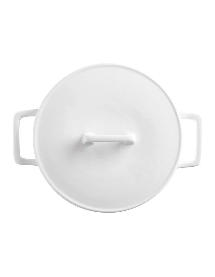 Round Casserole 1.3L in White