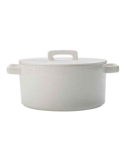 Round Casserole 3.2L in White