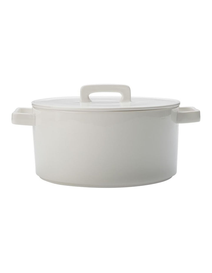 Round Casserole 3.2L in White