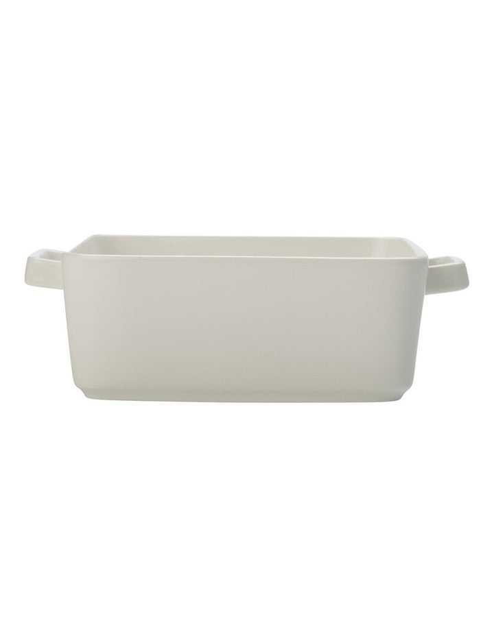 Epicurious Square Baker 19x7.5cm Gift Boxed in White