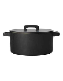 Round Casserole 1.3L in Black