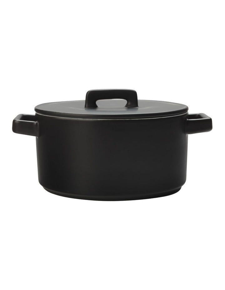 Round Casserole 2.6L in Black