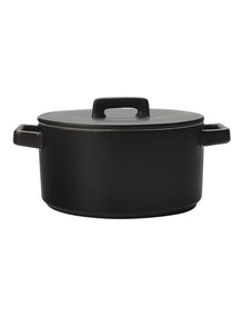 Round Casserole 2.6L in Black