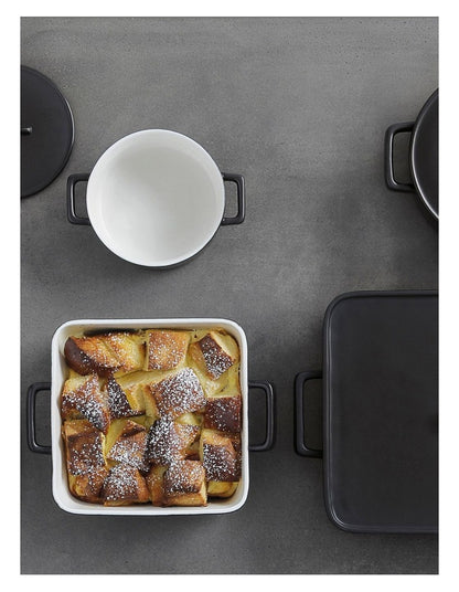 Epicurious Square Baker 24x8cm Gift Boxed in Black