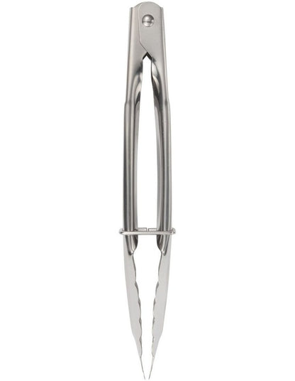 Grabbers Stainless Steel Mini Tongs 18cm in Silver