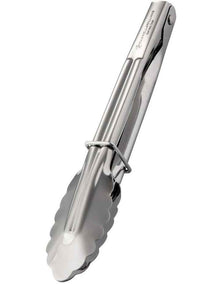 Grabbers Stainless Steel Mini Tongs 18cm in Silver