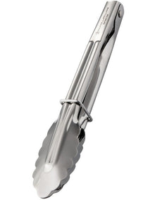 Grabbers Stainless Steel Mini Tongs 18cm in Silver