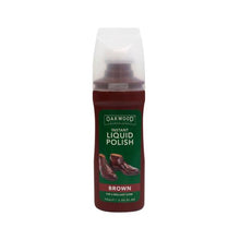 OAKWOOD INSTANT SHOE POLISH BROWN 75ML