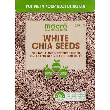 Macro White Chia Seeds 350g