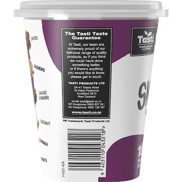 Tasti Smooshed Wholefood Balls Cacao Brownie 207g
