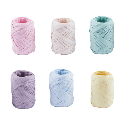 6 Piece Paper Ribbons - Pastel