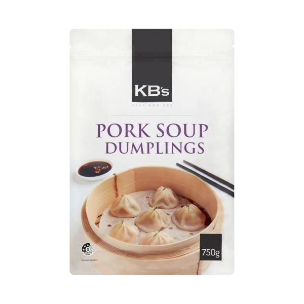 KB'S PORK SOUP DUMPLINGS 750G