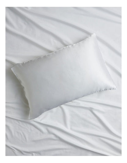 Luxe Silk Pillowcase in White