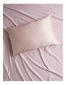 Luxe Silk Pillowcase in Blush