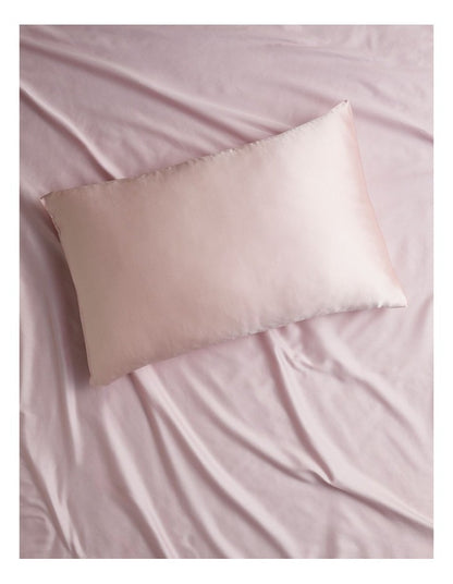 Luxe Silk Pillowcase in Blush