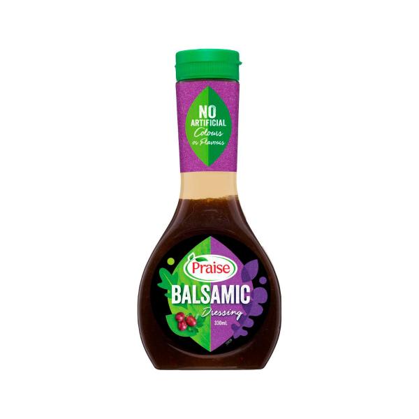 PRAISE DRESSING BALSAMIC 330ML