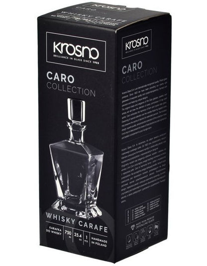 Caro Whisky Carafe 750ml in Clear