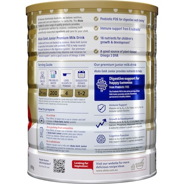 Alula Gold Junior 2 Years + Milk Drink 900g