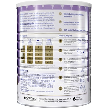 Alula Colic & Constipation 0-12M 850g