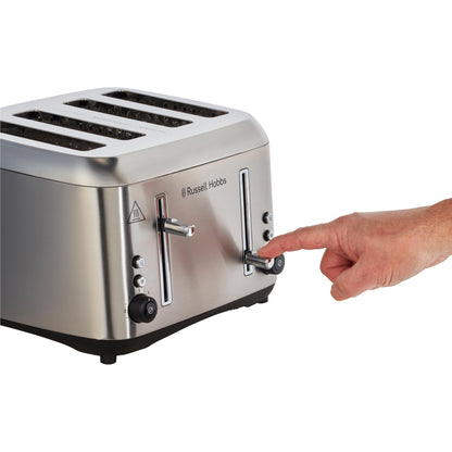 Russell Hobbs Addison 4 Slice Toaster (Brushed Stainless Steel)